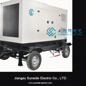 50kW Cummins trailersgeneratorer till salu